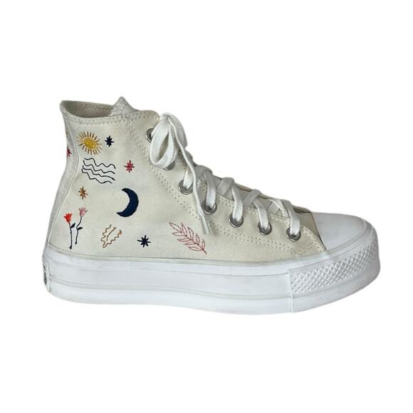 Converse Sneakers Chuck Taylor All Star Lift It's Okay To Wander Women’s Size 7M - Picture 4 of 14